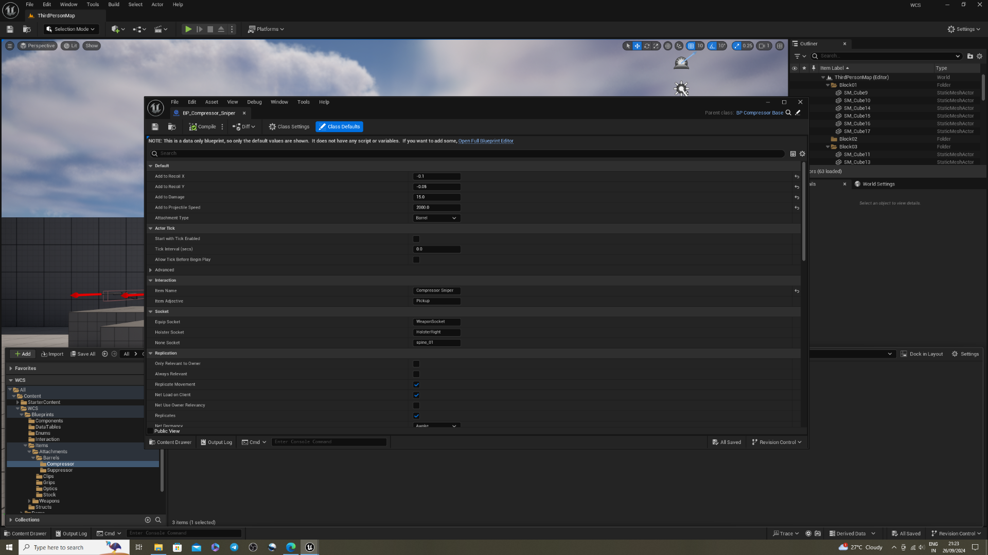 Weapon Customisation System - Screenshot